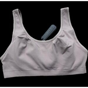 Nike x SKIMS Ribbed Seamless Scoop Bra Himalayan/Ecru  NWT Size 2X